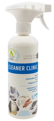ISOKOR CLEANER CLINIC - Čistiaci prípravok s antimikrobiálnymi vlastnosťami 500 ml