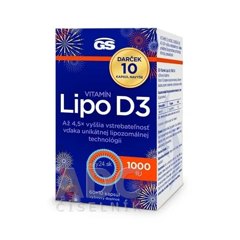 GS Vitamín Lipo D3 1000 IU Darček