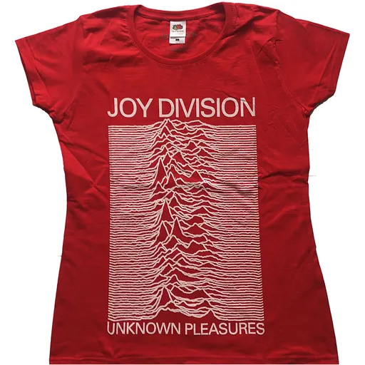 Joy Division tričko Unknown Pleasures Červená XL