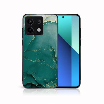 MY ART Ochranný kryt pre Xiaomi Redmi Note 13 5G GREEN MARBLE (145)