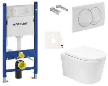 Závesný wc set SAT BREVIS do ľahkých stien / predstenová vírové splachování SIKOGESBRTORD01