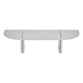 Matt ezüstszínű rozsdamentes acél fali polc 60 cm Oru – Blomus