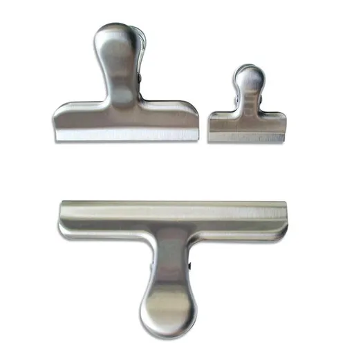 Nerezová klipsa na vrecká TORO 3ks