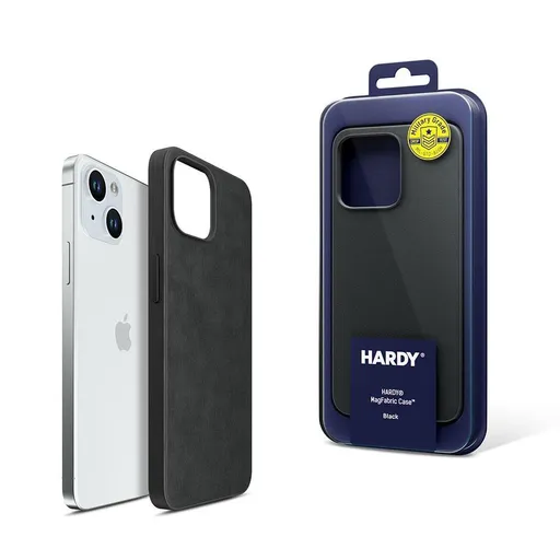 3mk ochranný kryt HARDY MagFabric Case pre Apple iPhone 15, Black