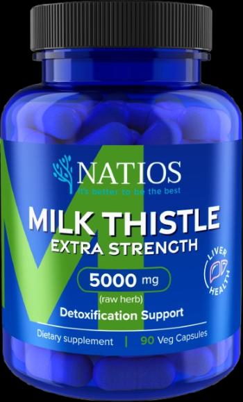 NATIOS Milk Thistle Extra Strength 5000 mg 90 kapsúl