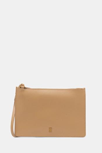 Kožená kabelka By Malene Birger AYA PURSE béžová farba, 103357