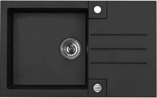 Alveus Granitový drez ROCK 130 Farba: Čierna