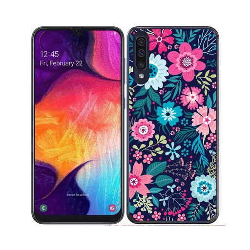 PROTEMIO MY ART Ochranný kryt Samsung Galaxy A50 FLORA (038)