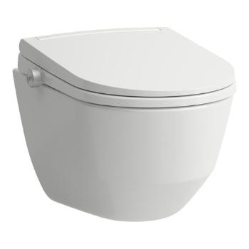 WC s bidetom závesné Laufen Cleanet Pro so zadným odpadom H613890000S002