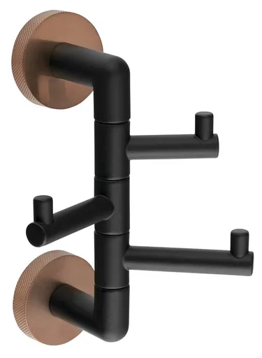 SAPHO - LARISSA trojháčik otočný, čierna/meď mat WS063BC