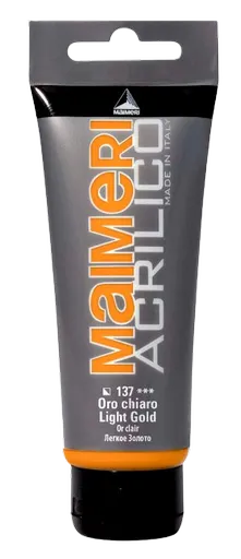 MAIMERI ACRILICO - Akrylové farby 137 - light gold, 0,2 L