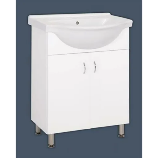 Kúpeľňová skrinka s umývadlom Multi Pro 66x51,4 cm biela PRO65NOVA