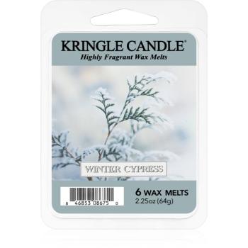 Kringle Candle Winter Cypress illatos viasz aromalámpába 64 g