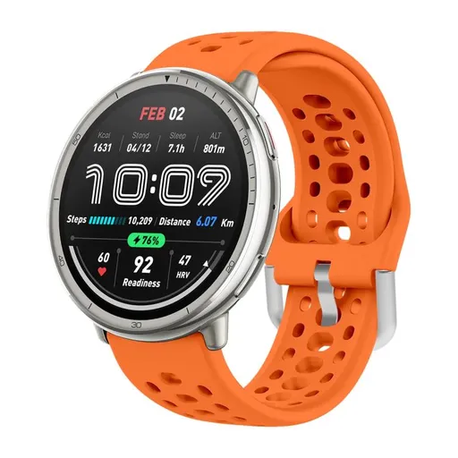 HOLE Silikónový remienok pre Amazfit Active 2 oranžový