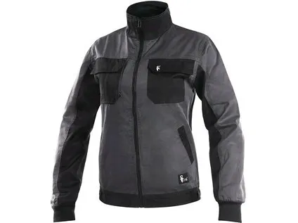 Blúza CXS PHOENIX BELLONA, dámska, šedo - čierna, veľ. 56