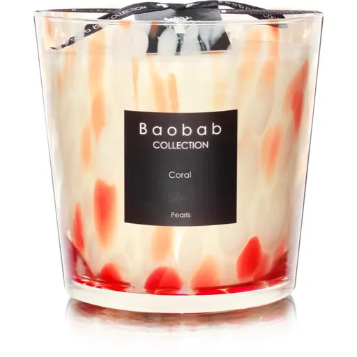 Baobab Collection Pearls Coral vonná sviečka 8 cm