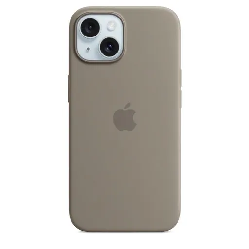 iPhone 15+ Silicone Case with MS - Clay