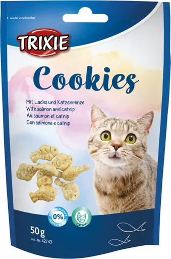 Trixie Cookies s lososom a catnipom 50 g