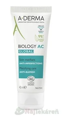 A-DERMA BIOLOGY AC GLOBAL Zmatňujúca starostlivosť 40ml