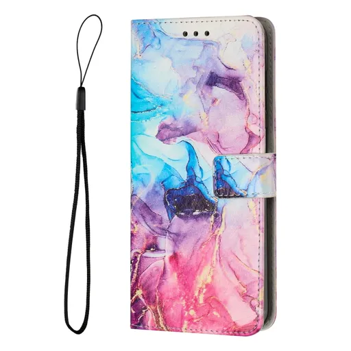 ART MARBLE Peňaženkový kryt pre Xiaomi Redmi Note 14 Pro 5G / Poco X7 BLUE PURPLE