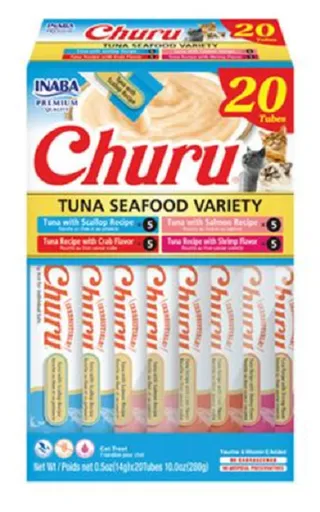 Churu Cat BOX Tuna Seafood Variety 20 x 14 g