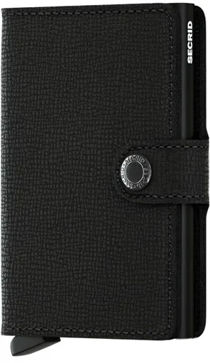 Kožená mini peňaženka Secrid Miniwallet Crisple Black