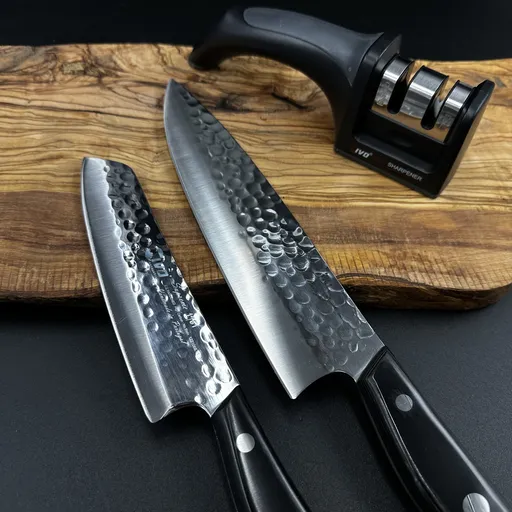 IVO Sada nožov 2 ks IVO Supreme + dvojstupňová brúska na nože - ZVÝHODNENÝ SET