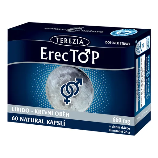 ErecTOP erekcia krvný obeh 60 kapsúl