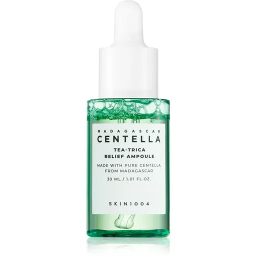 SKIN1004 Madagascar Centella Tea-Trica Relief Ampoule upokojujúce pleťové sérum pre problematickú pleť, akné 30 ml