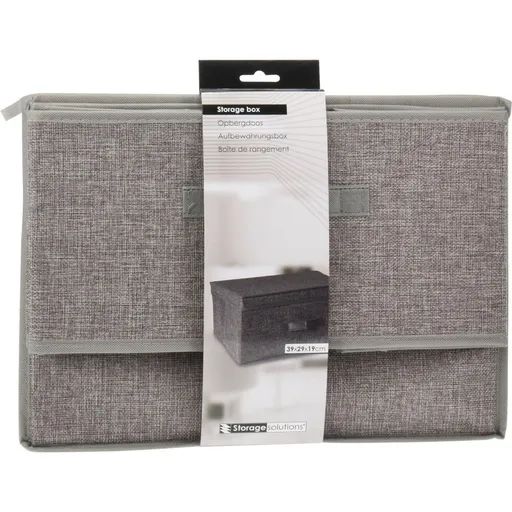 Skladací úložný box s odklopným vekom 39 x 29 x 19 cm, S