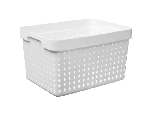 MAKRO - Košík úložný 16l biely SEOUL