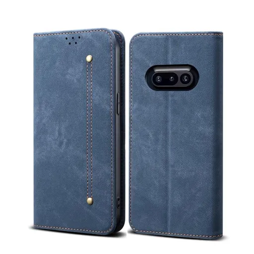 DENIM Peňaženkový kryt pre Nothing Phone (3a) modrý
