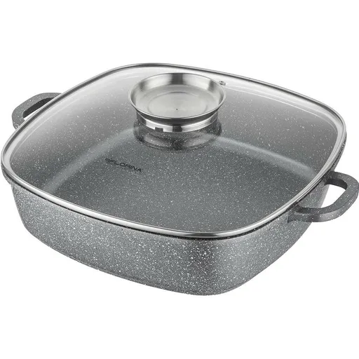 Florina Hliníkový pekáč s aróma pokrievkou Lava 3,5 l, 28 × 28 × 7,5 cm