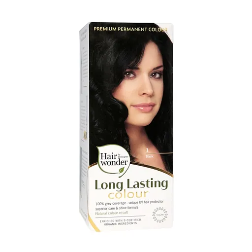 HENNA PLUS Prírodná farba na vlasy 1 Čierna 100 ml