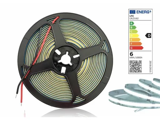 LED pásik 12V IP20 30W biela studená 5m LTC LXL5162