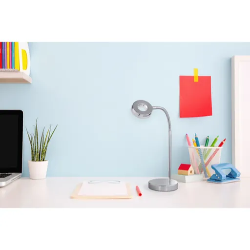 Reality Rennes led stolová lampa chróm r52411106 RER52411106