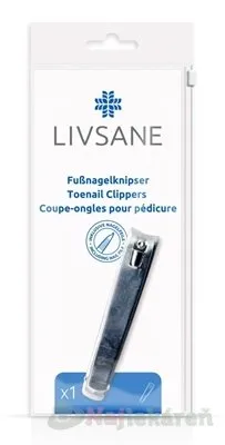 LIVSANE Klieštiky na nechty veľké 1 ks