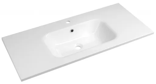 SAPHO - SIDRA umývadlo 101x46cm, liaty mramor, biela SD101