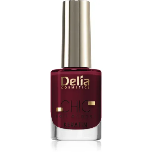 Delia Cosmetics Chic lak na nechty s keratínom odtieň Passion 10 11 ml