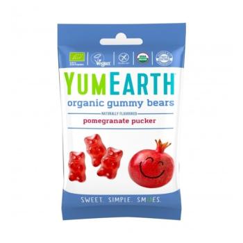 YUMEARTH Bio ovocné želé medvedíky s príchuťou granátového jablka 50 g