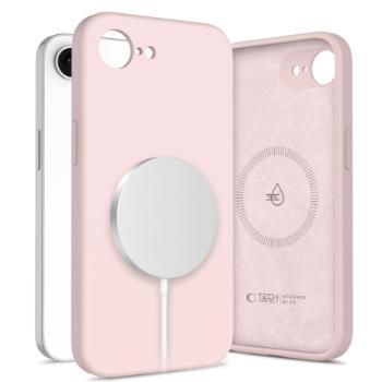 Tech-Protect Liquid Silicone MagSafe kryt na iPhone 16e, ružový