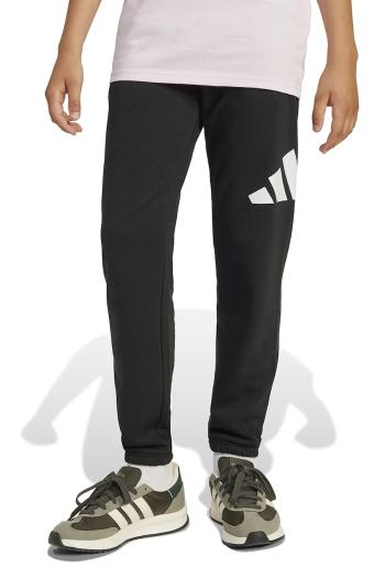 Detské tepláky adidas čierna farba, s potlačou, JD2090