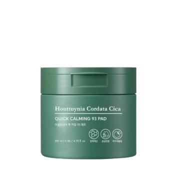 Tony Moly Upokojujúce pleťové tampóny Houttuynia Cordata Cica (Quick Calming 93 Pad) 70 ks