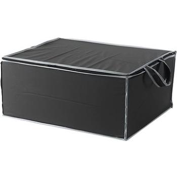 Compactor textilný úložný box na 2 periny 55 × 45 × 25 cm – čierny (RAN6273)