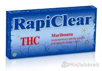 RapiClear THC (Marihuana) IVD, test drogový na samodiagnostiku 1ks