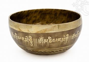 7 fémes kézi mantrás hangtál - 824 g