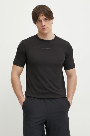 Tréningové tričko Calvin Klein Performance čierna farba, jednofarebné, LVGMS5K159