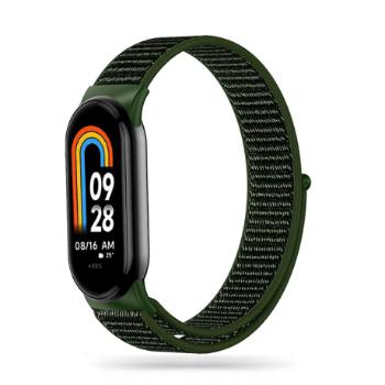 Tech-Protect Nylon remienok na Xiaomi Smart Band 8 / 9, army green