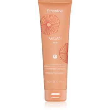 Echosline Argan mask vyživujúca maska pre hladké a žiarivé vlasy s arganovým olejom 300 ml