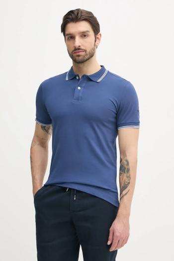 Polo tričko Geox pánske, tmavomodrá farba, jednofarebné, M5510R T3236